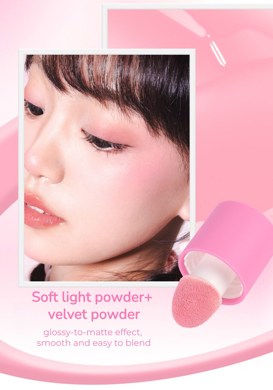 VEECCI Long-wear Airy Light Matte Liquid Blusher T5518
