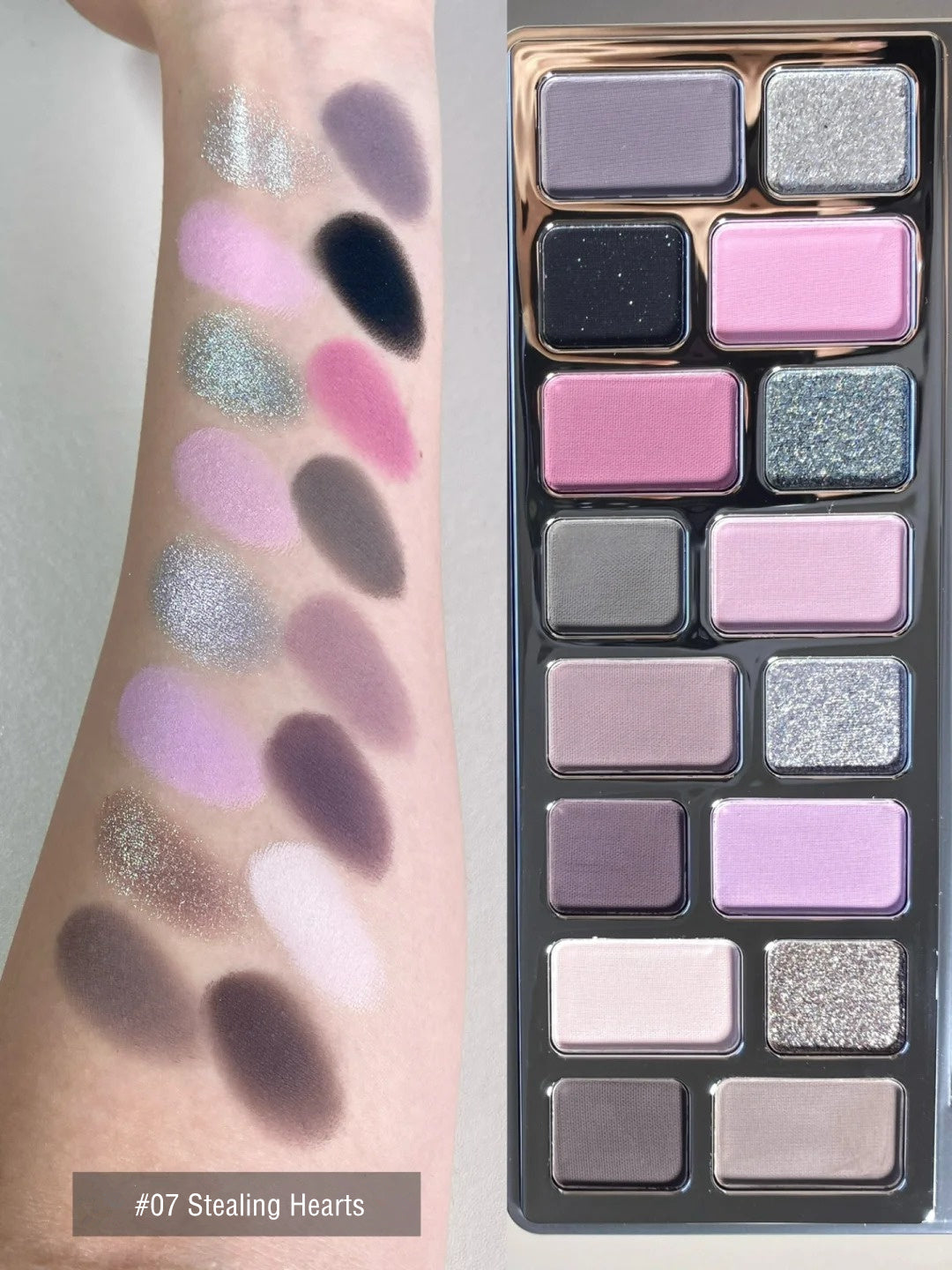 QianYan Cosmic Mind 16-Color Holographic Eyeshadow Palette T3871