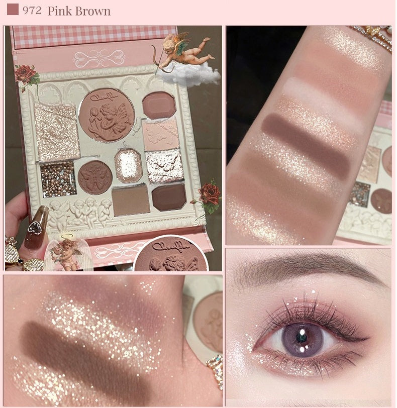 CHEERFLOR Angel Sculpture Collection 10-color Eyeshadow Palette T5565
