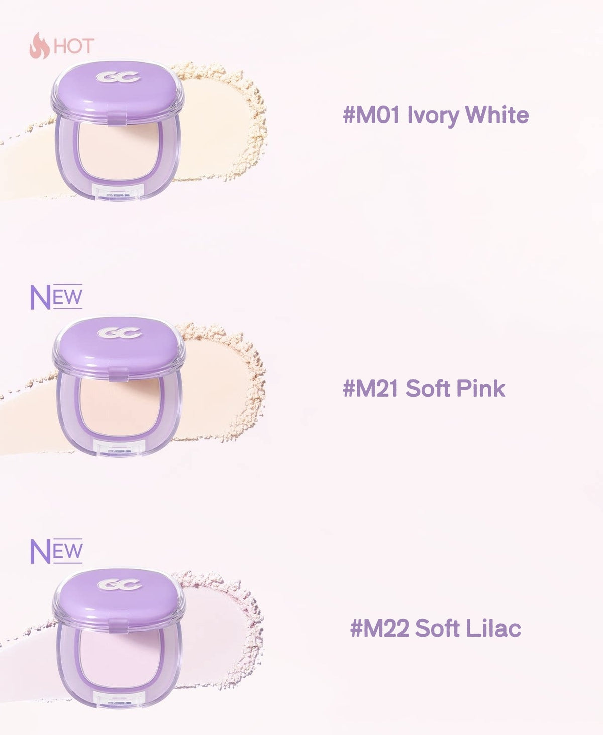 Girls Crush Soft Matte Multi-use Makeup Correct Powder T6044