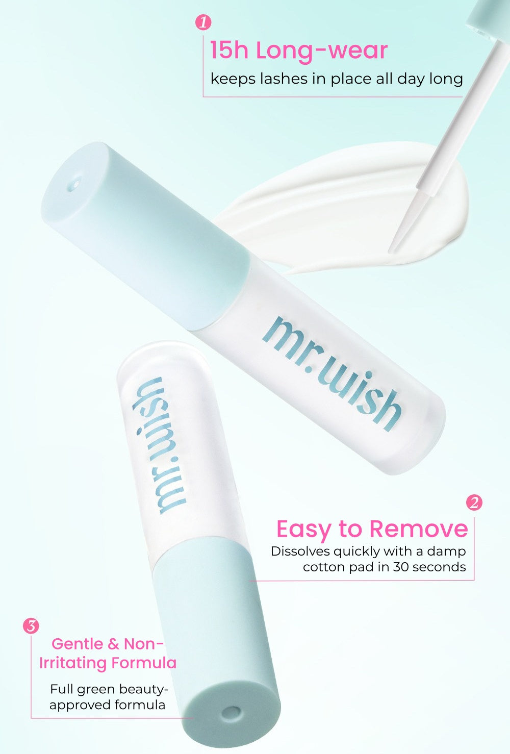 MR.WISH Quick-drying Wild Long-wear False Eyelash Glue T5680