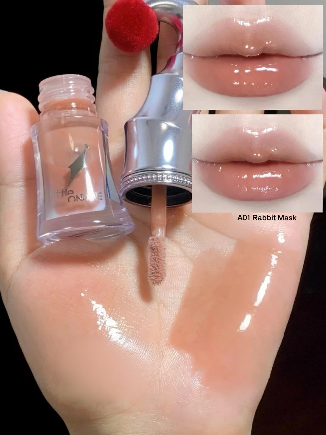 LITTLE ONDINE X Witch's Trick Collection Jester Hat Matte & Glossy Lip Glaze T6040