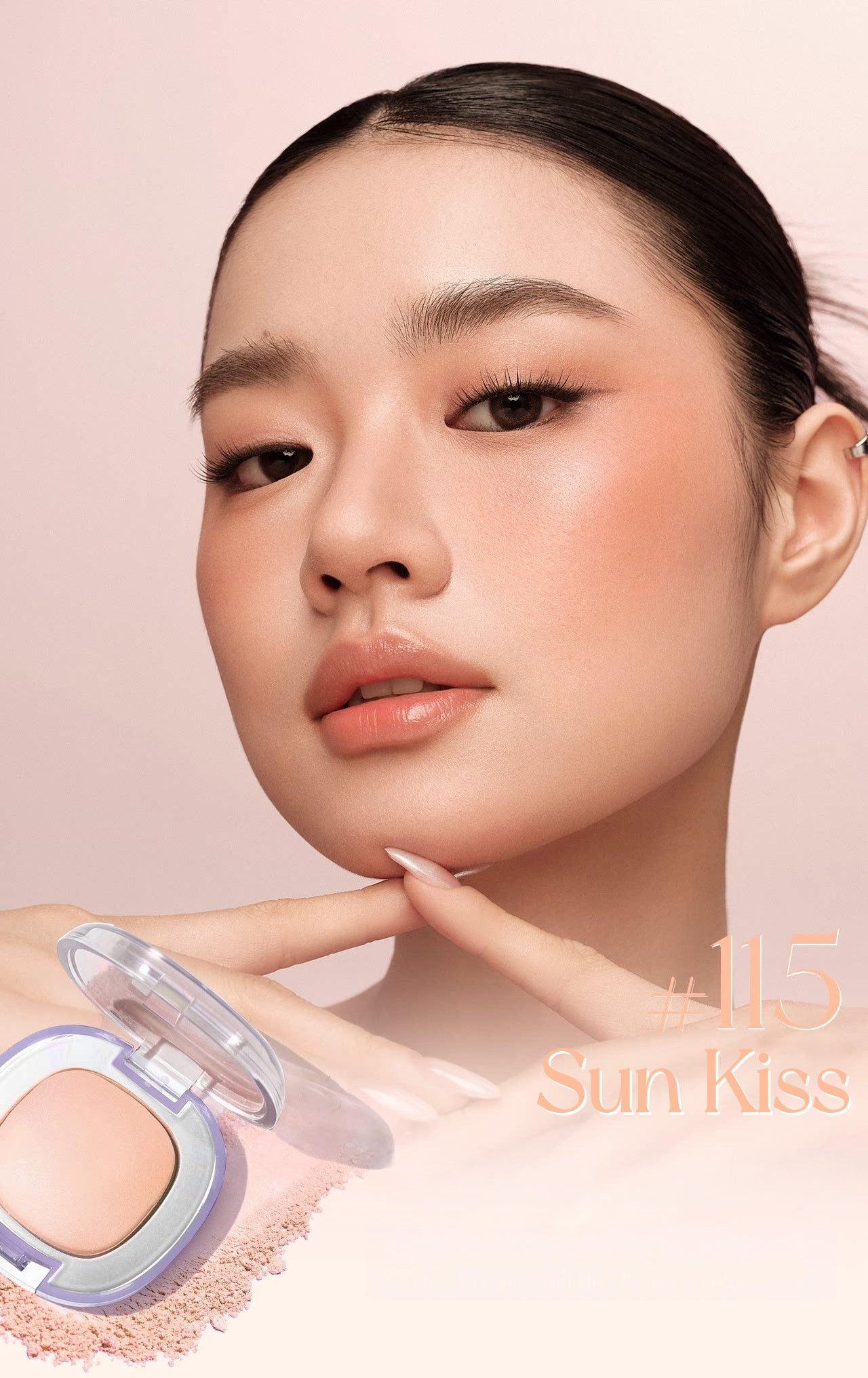 GIRLS CRUSH Satin Makeup Blusher Cream T5663