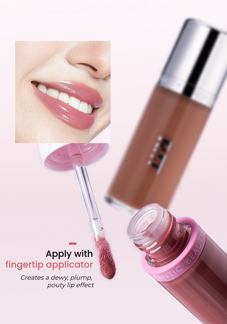 ROMANTIC BEAUTY Broken Light Mirror Glossy Lip Gloss T5713
