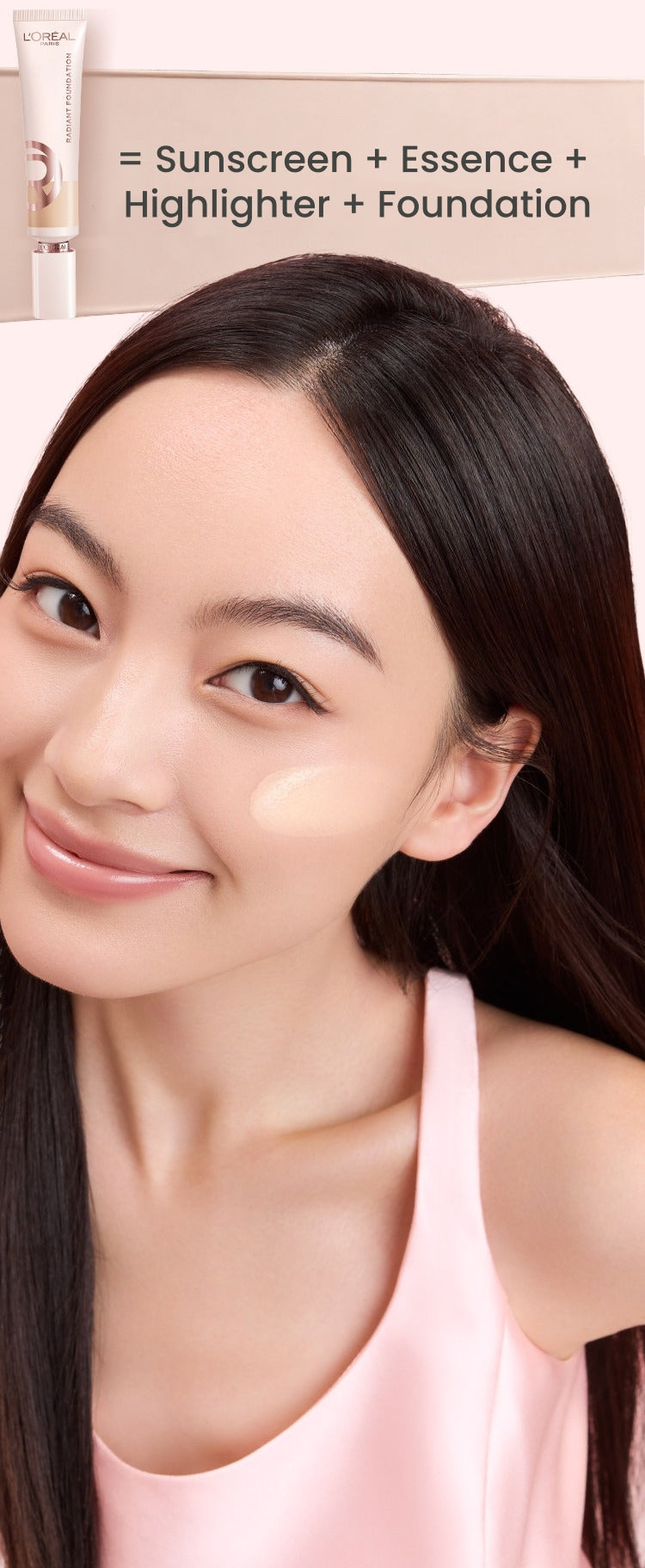 L'Oréal Radiant Moist Liquid Foundation T6003