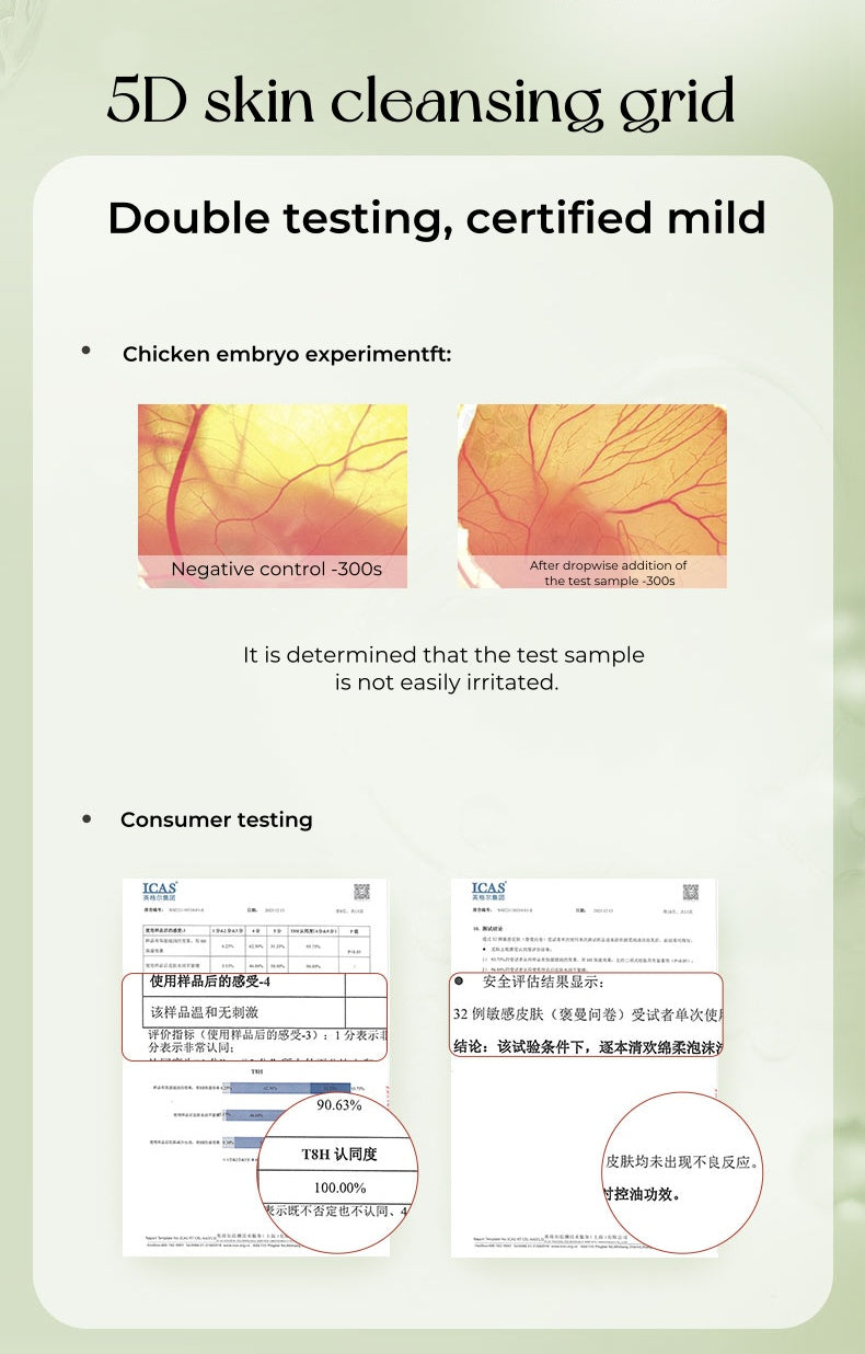 ZHUBEN Plant Extract Moist Soothe Facial Cleanser T4906