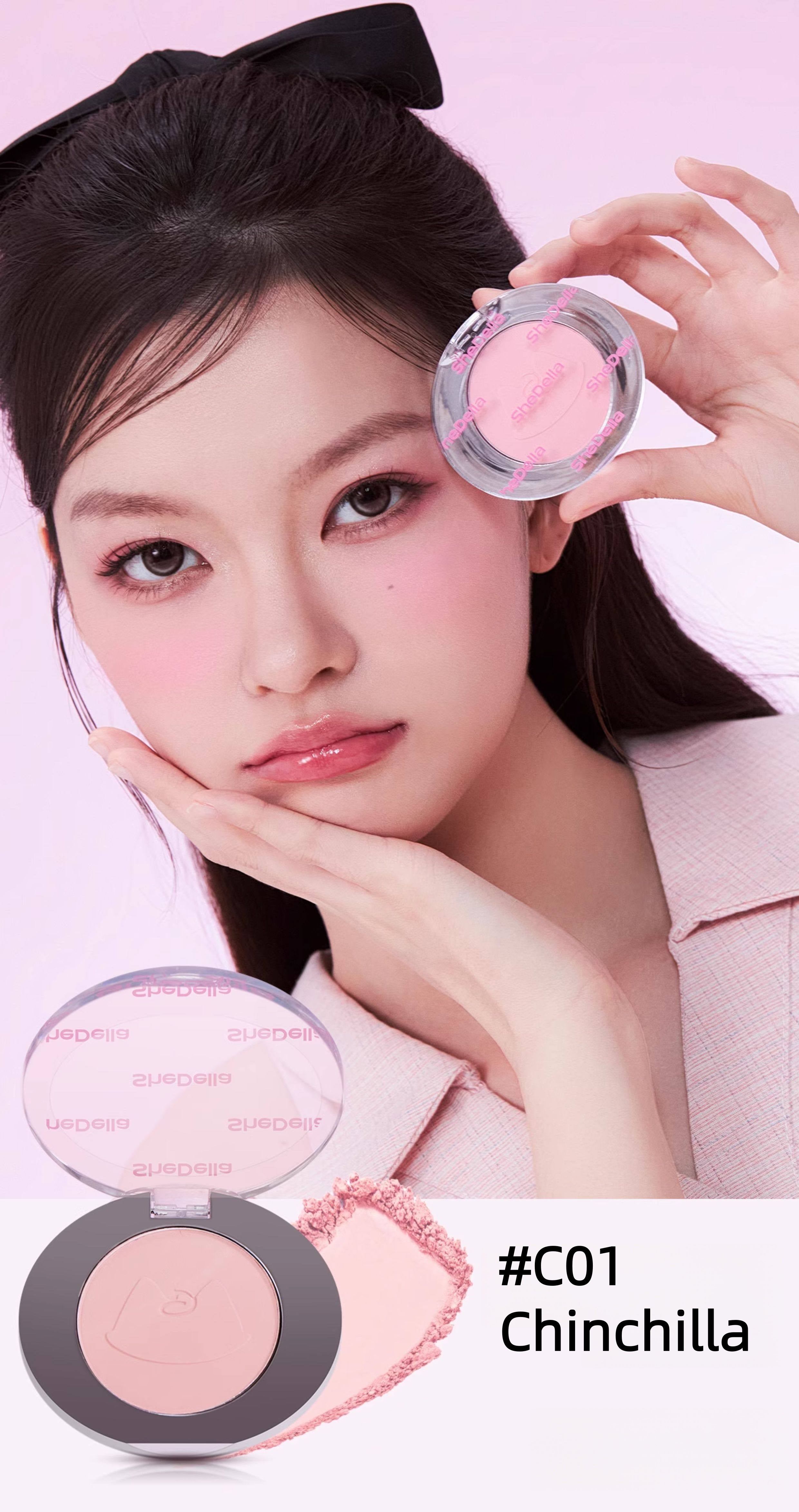 SheDella Cat Collection Della Single-color Blusher T5802