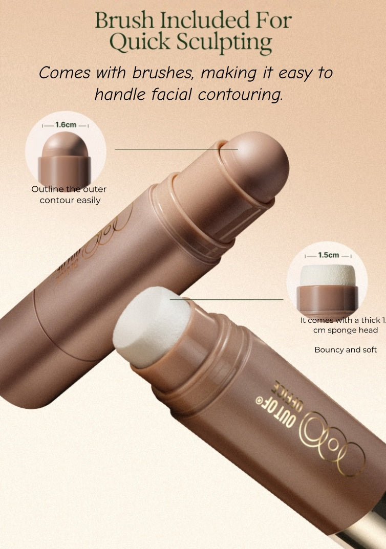 OUT-OF-OFFICE Creamy Moisture Double-head Contour Stick T4808