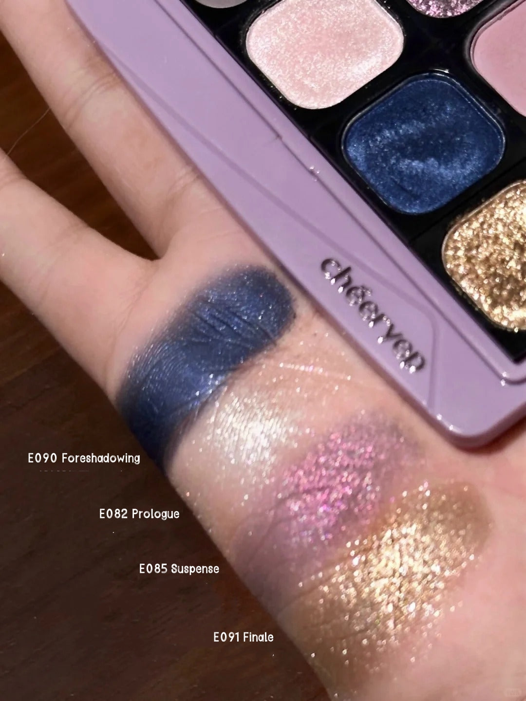 QianYan Intellectual Notes Collection DIY Eyeshadow Palette T5700