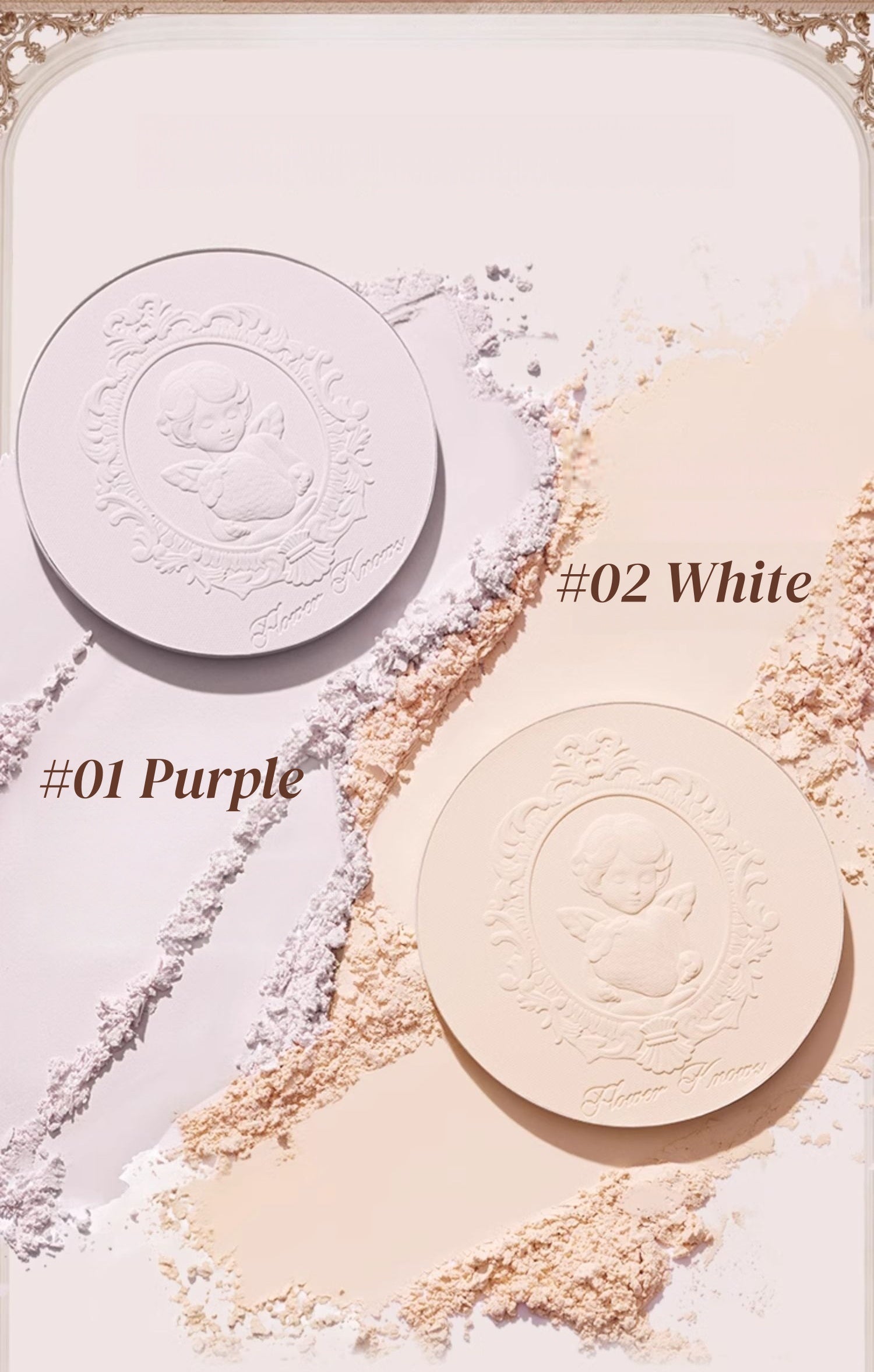 Flower Knows Strawberry Cupid Collection Pressed Powder T5918