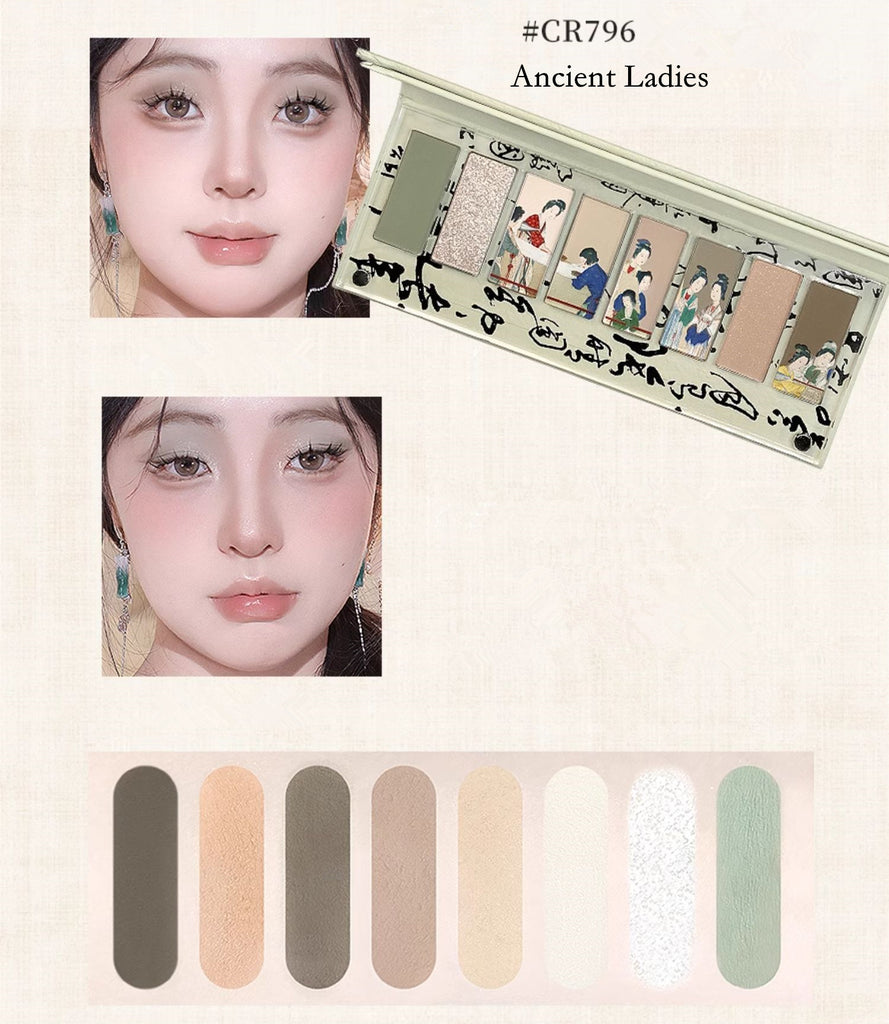 COLORROSE Artist's Fantasy 8-Color Eyeshadow Palette T3831