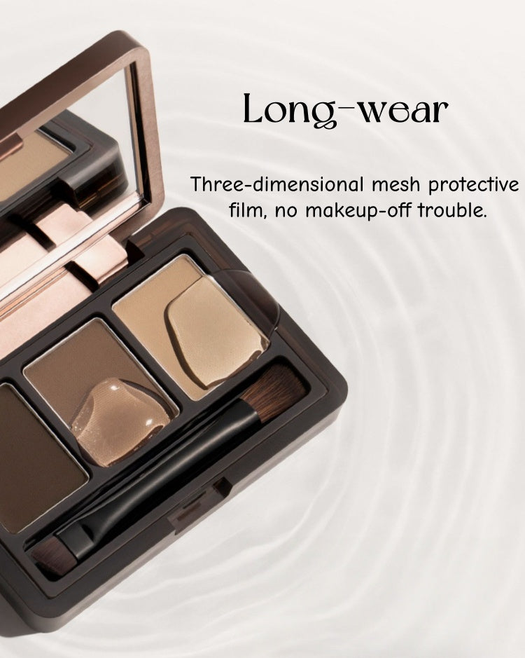 BABREA Waterproof Long-wear 3-color Eyebrow Powder T5033