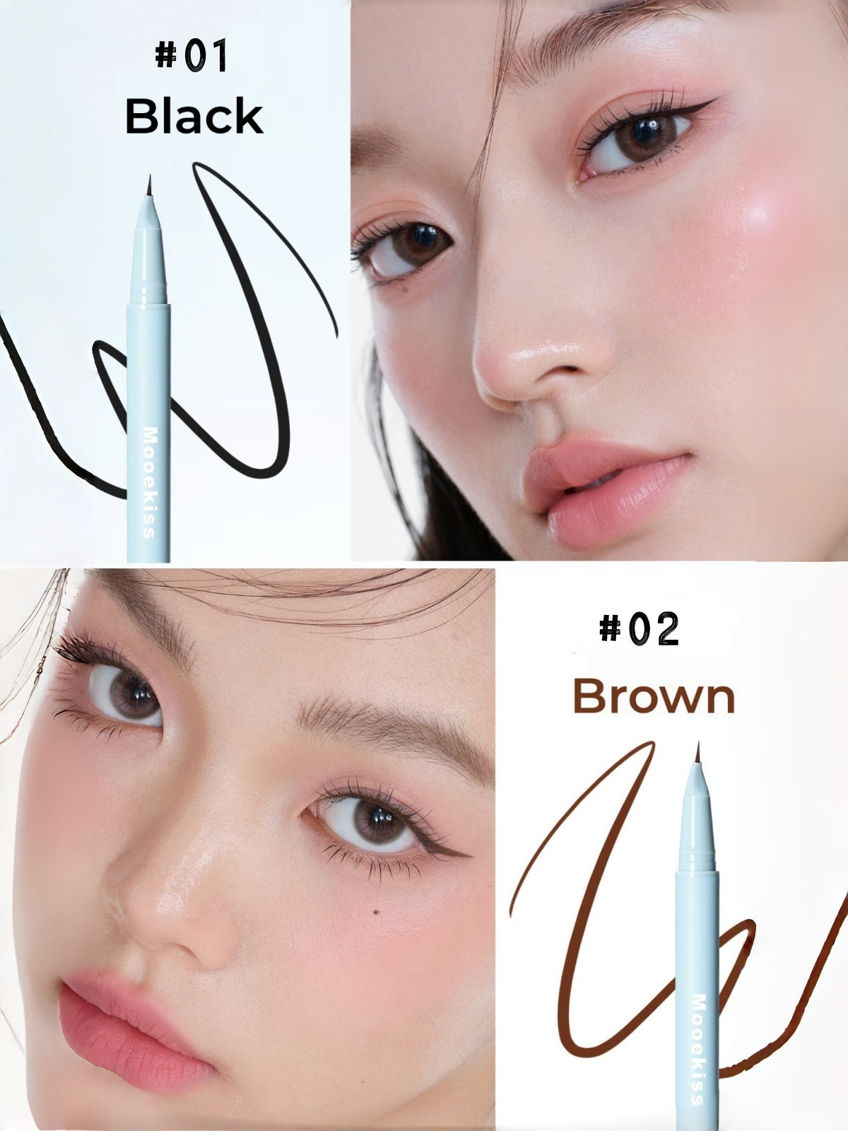 MOOEKISS Long-wear Waterproof Ultra-fine Eyeliner Pen T5275