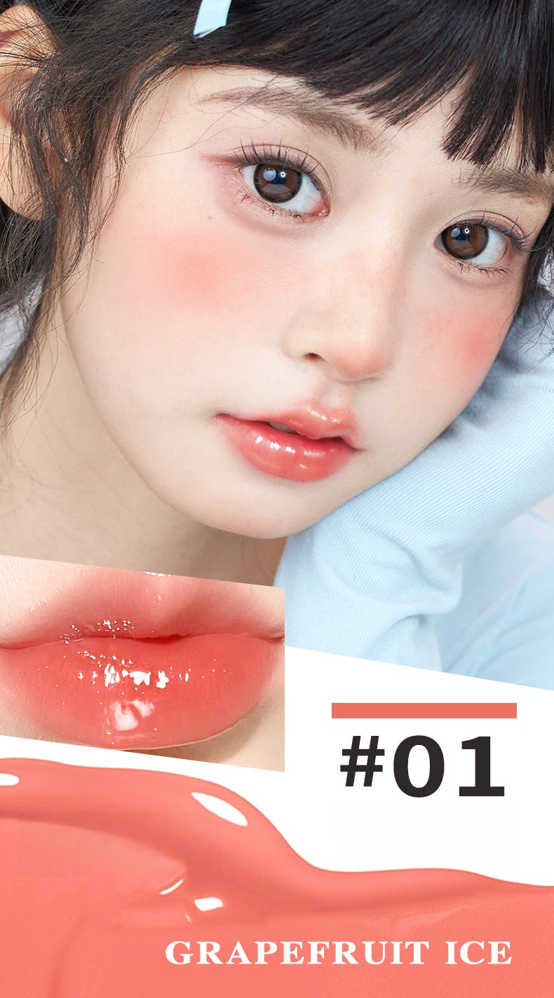GOGO TALES Mini Ice-cream Moist Glossy Lip Gloss T5239