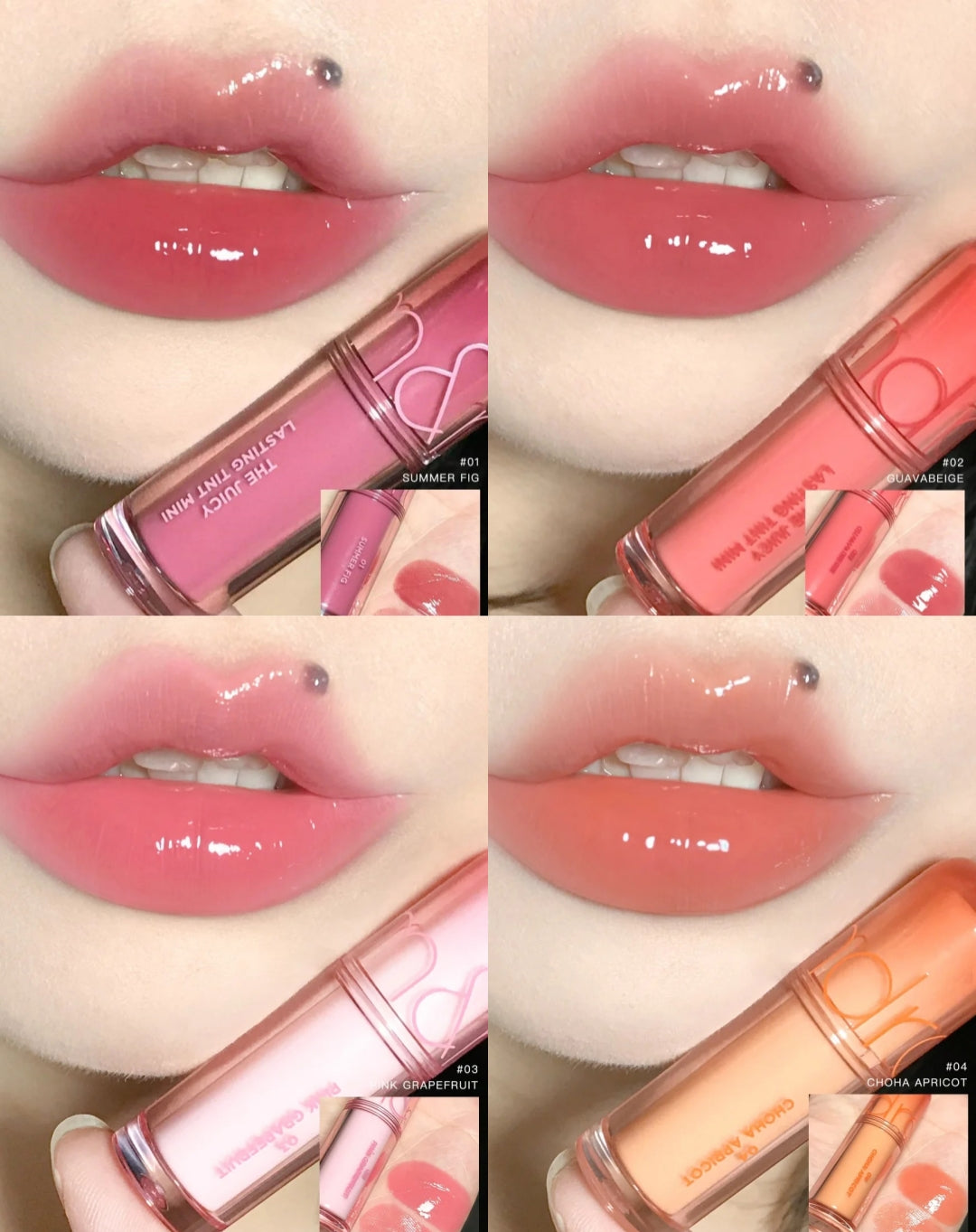 ROMAND Juice Mini Long-wear Moist Glossy Lip Tint (2.0) T5230