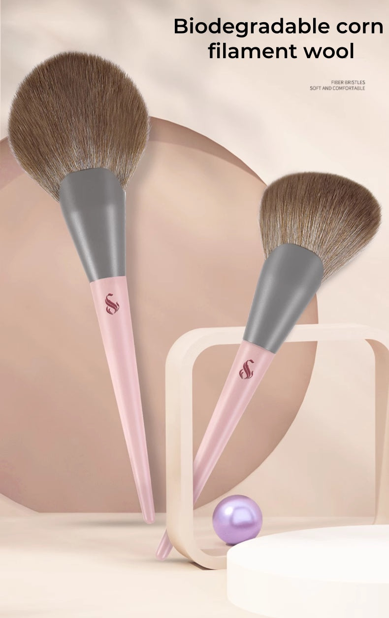 SHOUSHOULANG Pudding Collection Professional Makeup Brush 10 Pcs Set T4943