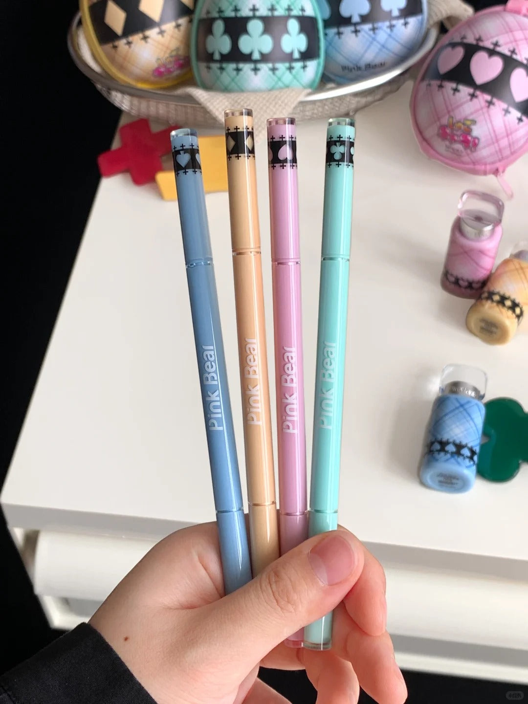 PINK BEAR X Shugo Chara! Collection Lip Gloss & Eyeliner Pen T6021