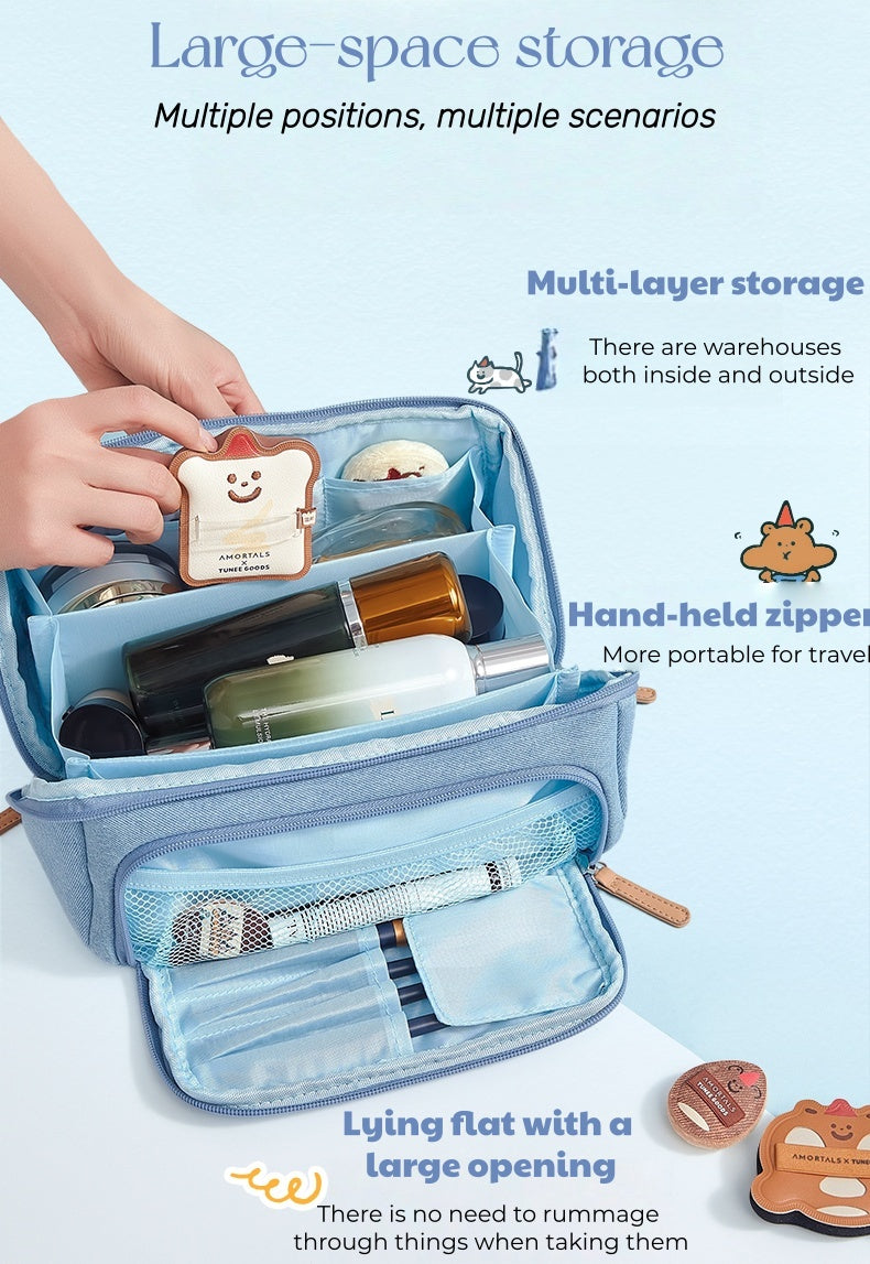 AMORTALS X TUNEE GOODS Bakery Shop Collection Makeup Bag T5267