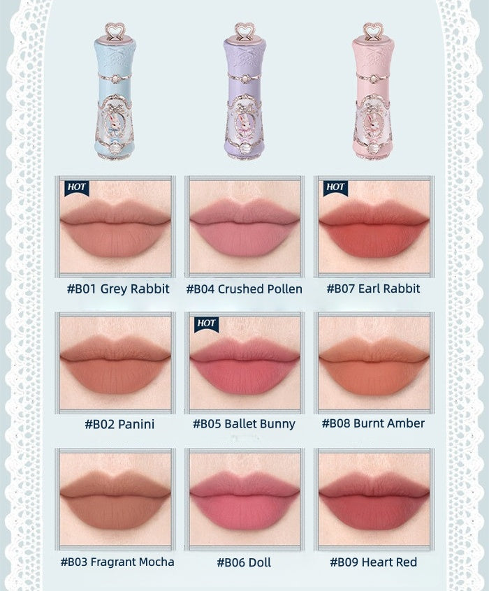 Flower Knows Bunny Garden Collection Matte Smooth Cloud Lip Glaze T5904