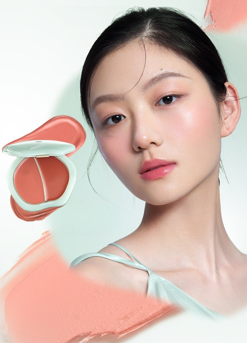 TIMAGE Long-wear Moist Multi-use Makeup Blusher Palette T4807