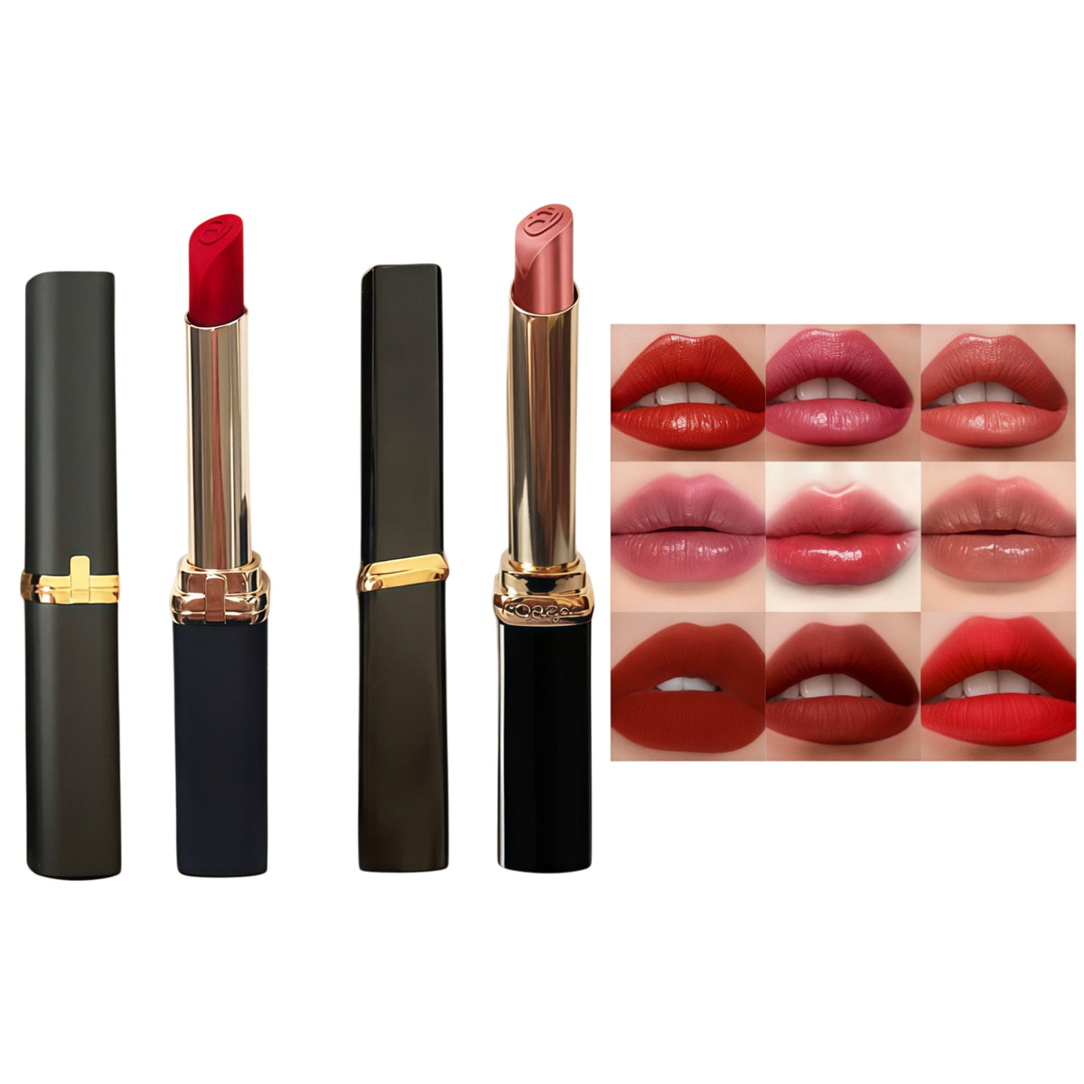 L'Oreal Black Tube Glossy & Matte Lipstick T6032