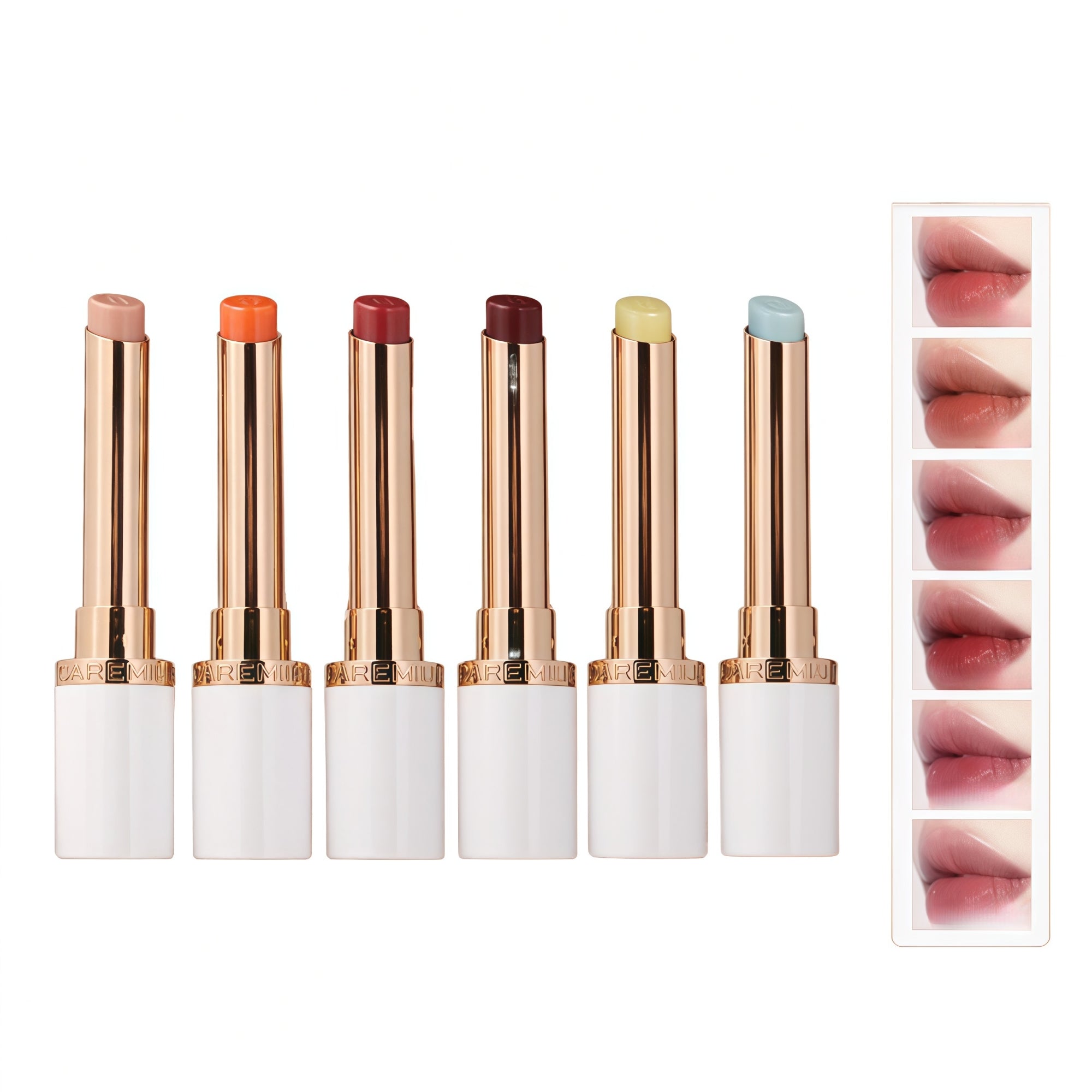 CAREMILLE Color-changing Moist Glossy Lipstick T5686
