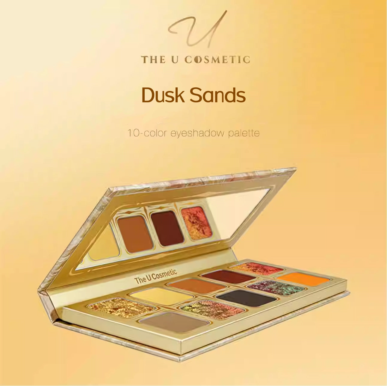 THE U COSMETICS Dusk Sands 10-Color Chameleon Eyeshadow Palette (3.0) T5631