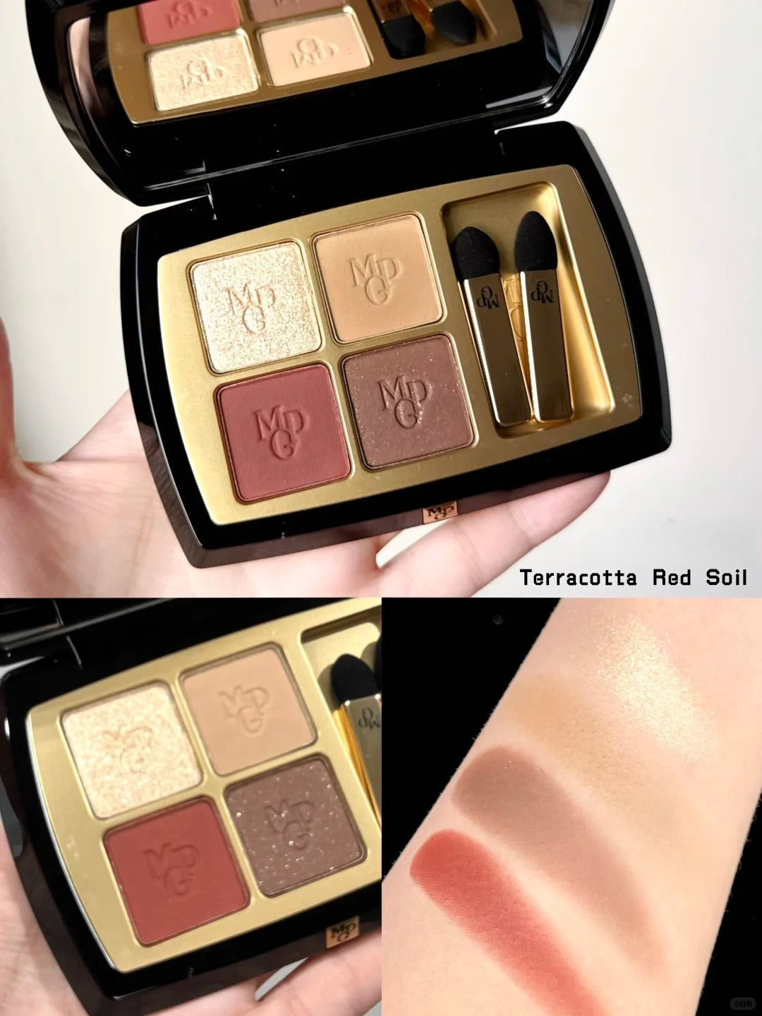 MAOGEPING True Color of Earth 4-color Eyeshadow Palette T5068