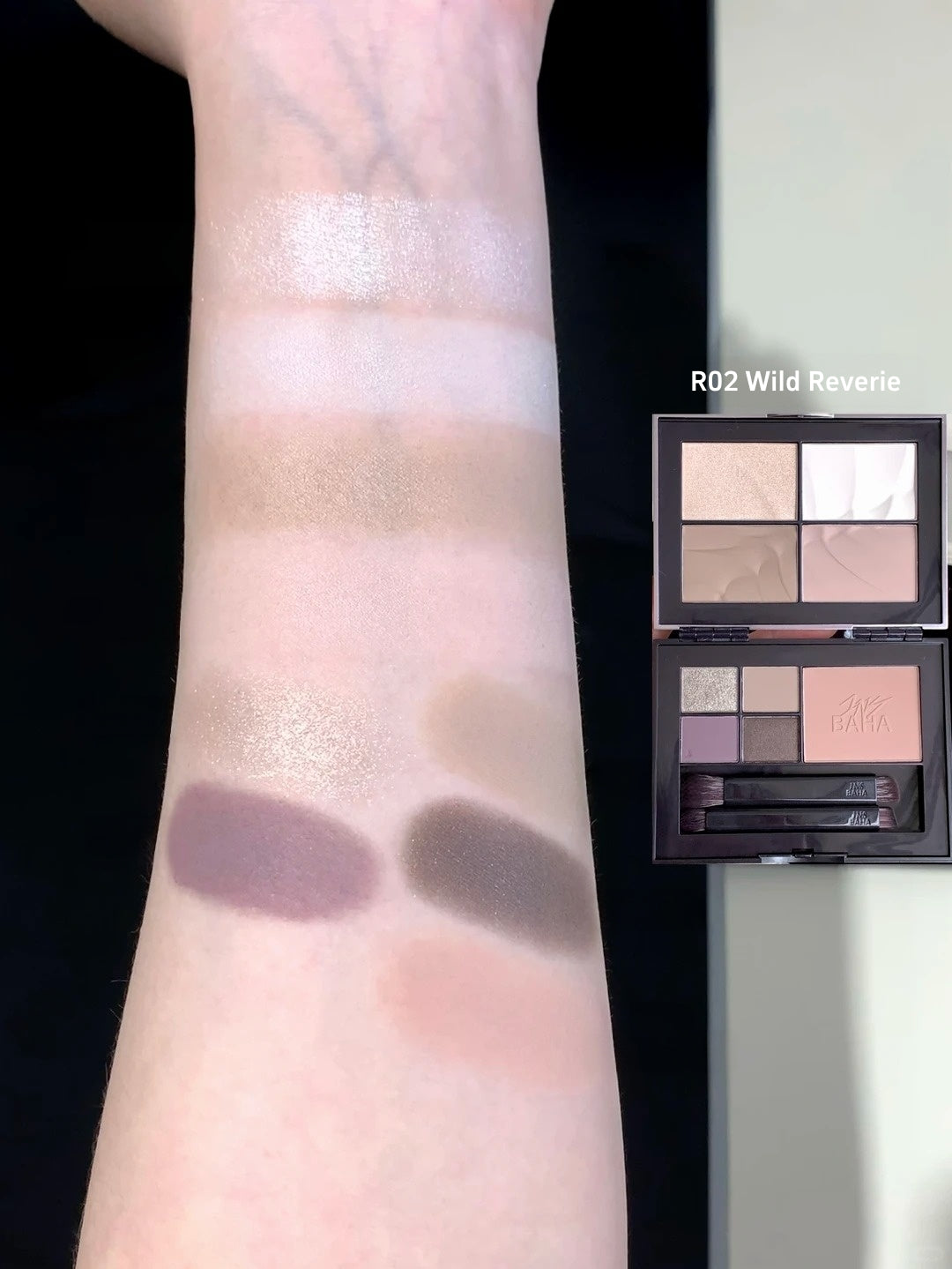 INSBAHA Rebel Collection Eyeshadow & Blusher Makeup Palette T5950