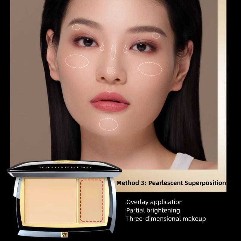 MAOGEPING 3D Light Shadow Highlighter & Contour Cream Palette T2969