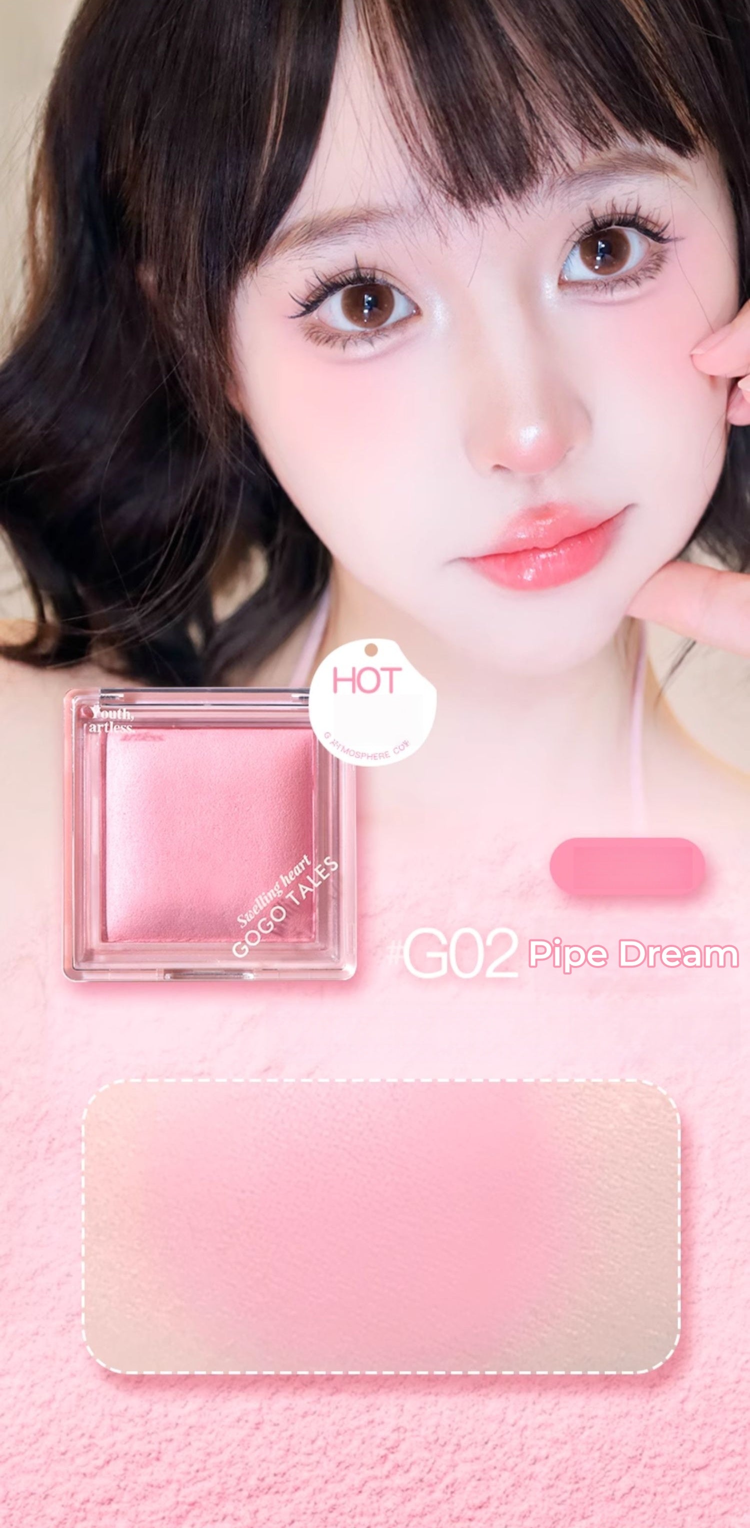 GOGO TALES Baked Mono Matte Blusher Powder T5248