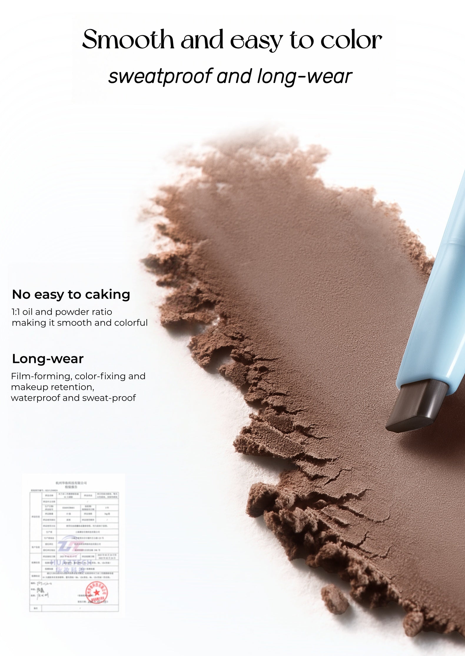 MOOEKISS Waterproof Fluffy Silky Matte Eyebrow Pen T5279