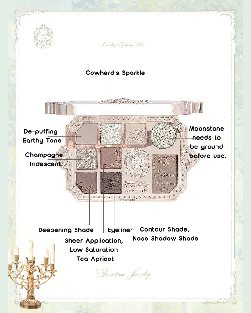 COLORROSE Oil Painting Series All-in-one Eyeshadow Palette T3672