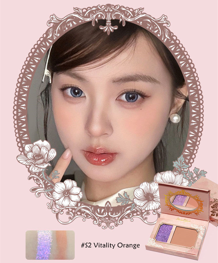 SheenEffect Highlighter & Blusher Makeup Palette T4115