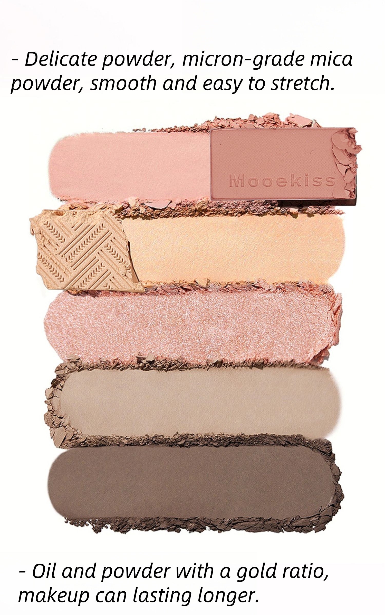 Mooekiss Soulmate Mat &amp; Perlemors Øjenskyggepalette T4567