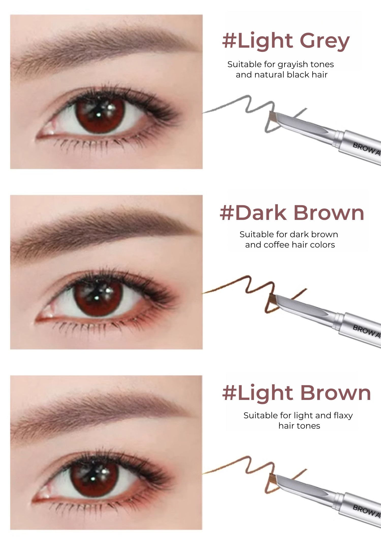 L'Oréal Long-wear Waterproof Triple-head Eyebrow Pen T4971