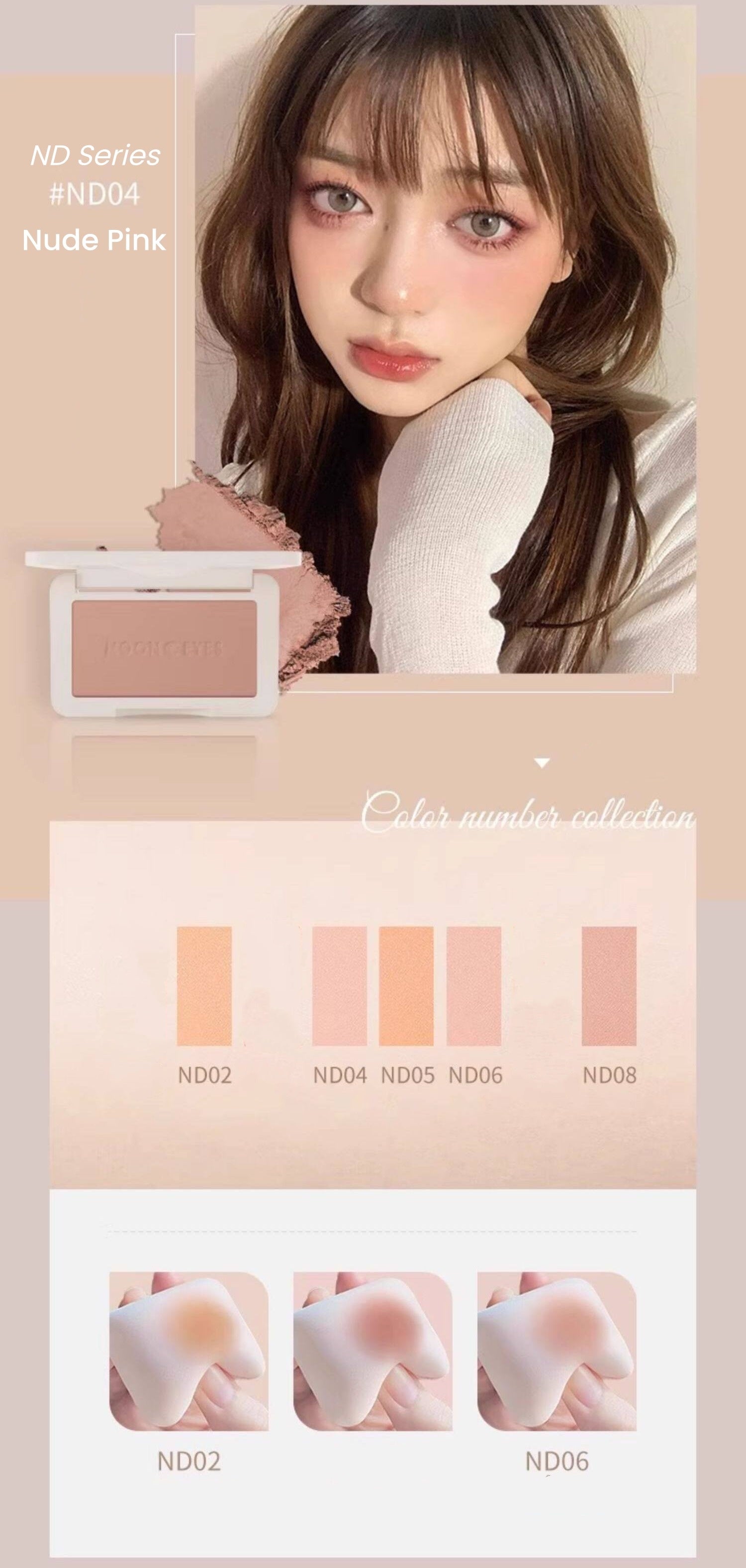 MOONEYES Gummy Candy Collection Matte Blusher T5473