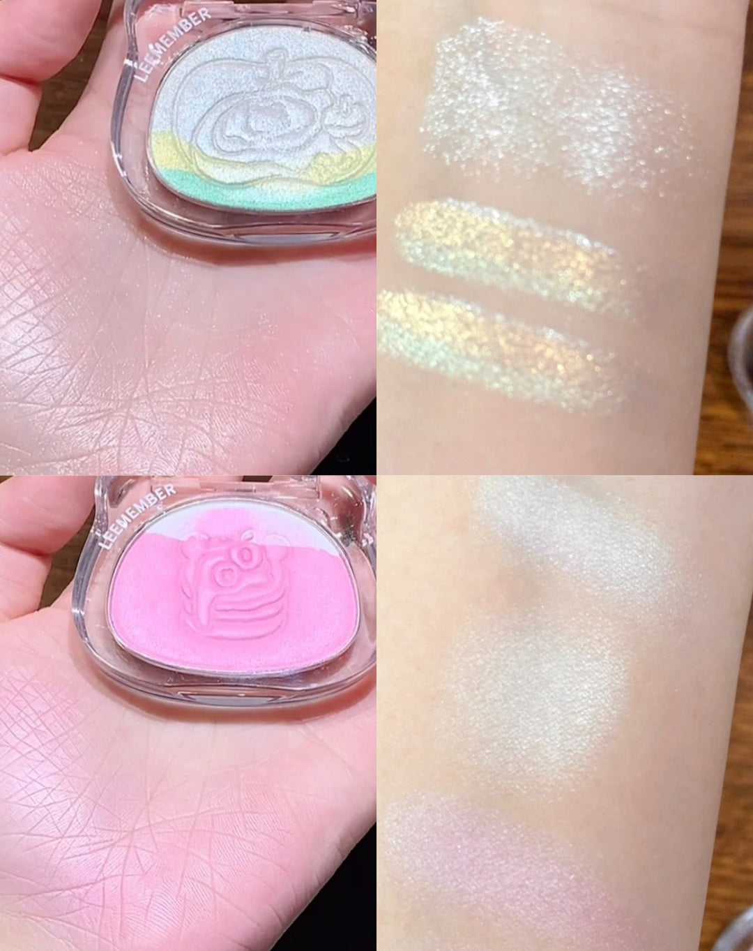 LEEMEMBER Fruit Punch Collection Blusher & Highlighter & Lip Gloss T5001