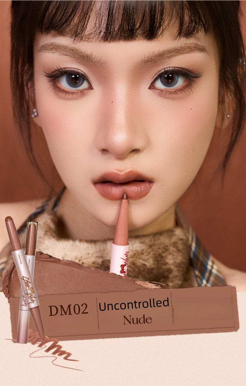 QianYan X DODONAMI Double-head Matte Lipstick Pen T5317