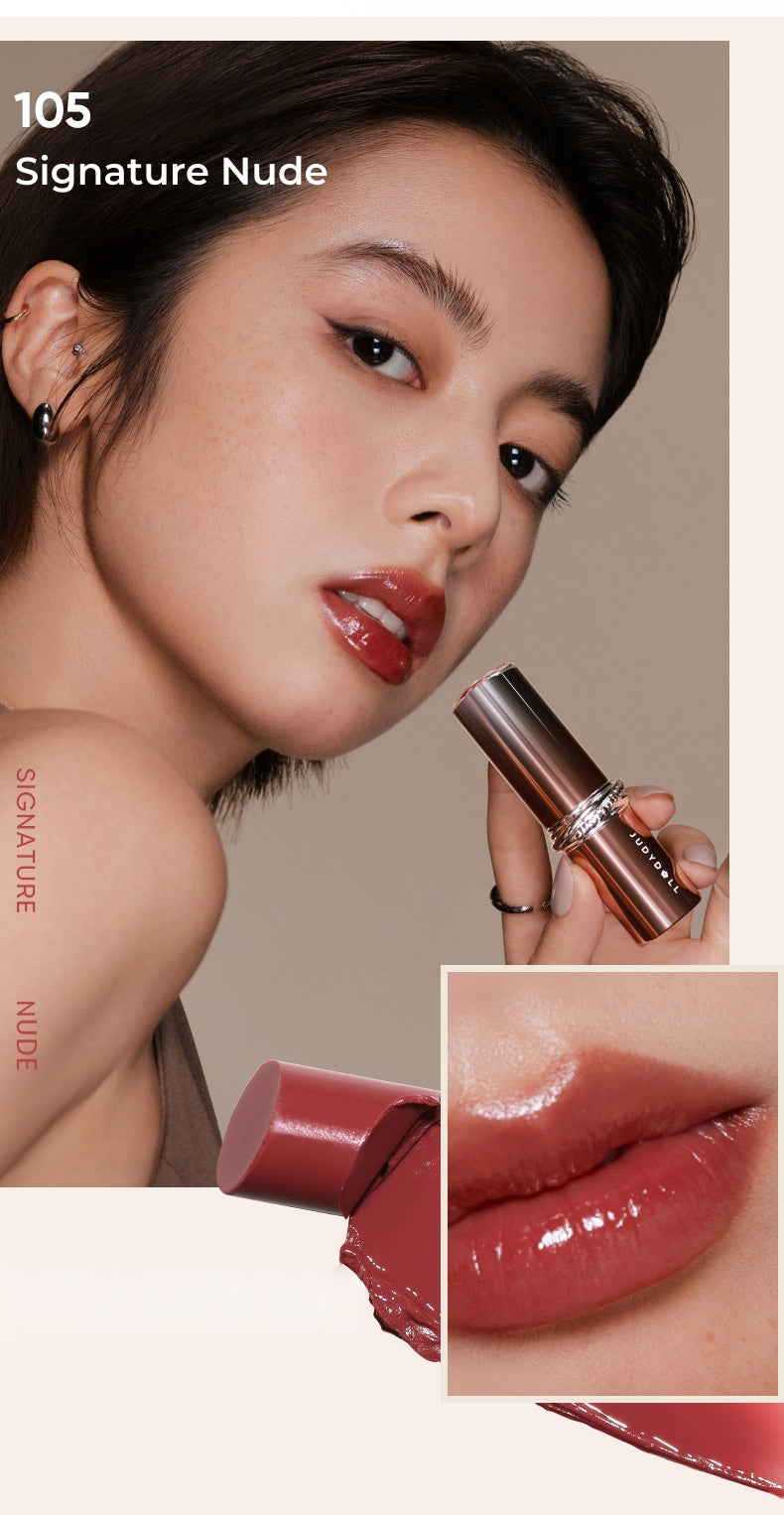 JUDYDOLL Long-wear Moist Collagen Essence Glossy Lipstick T5277