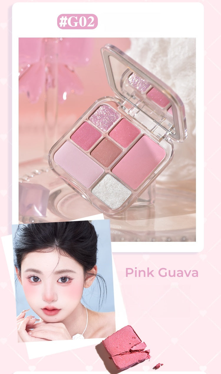 GOGO TALES Girlish Heart 7-color Eyeshadow Palette T5093