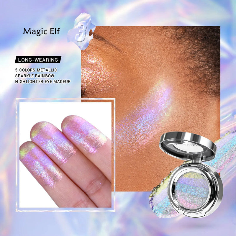 CHARMACY Starry Diamond Rainbow Metallic Eyeshadow T3956