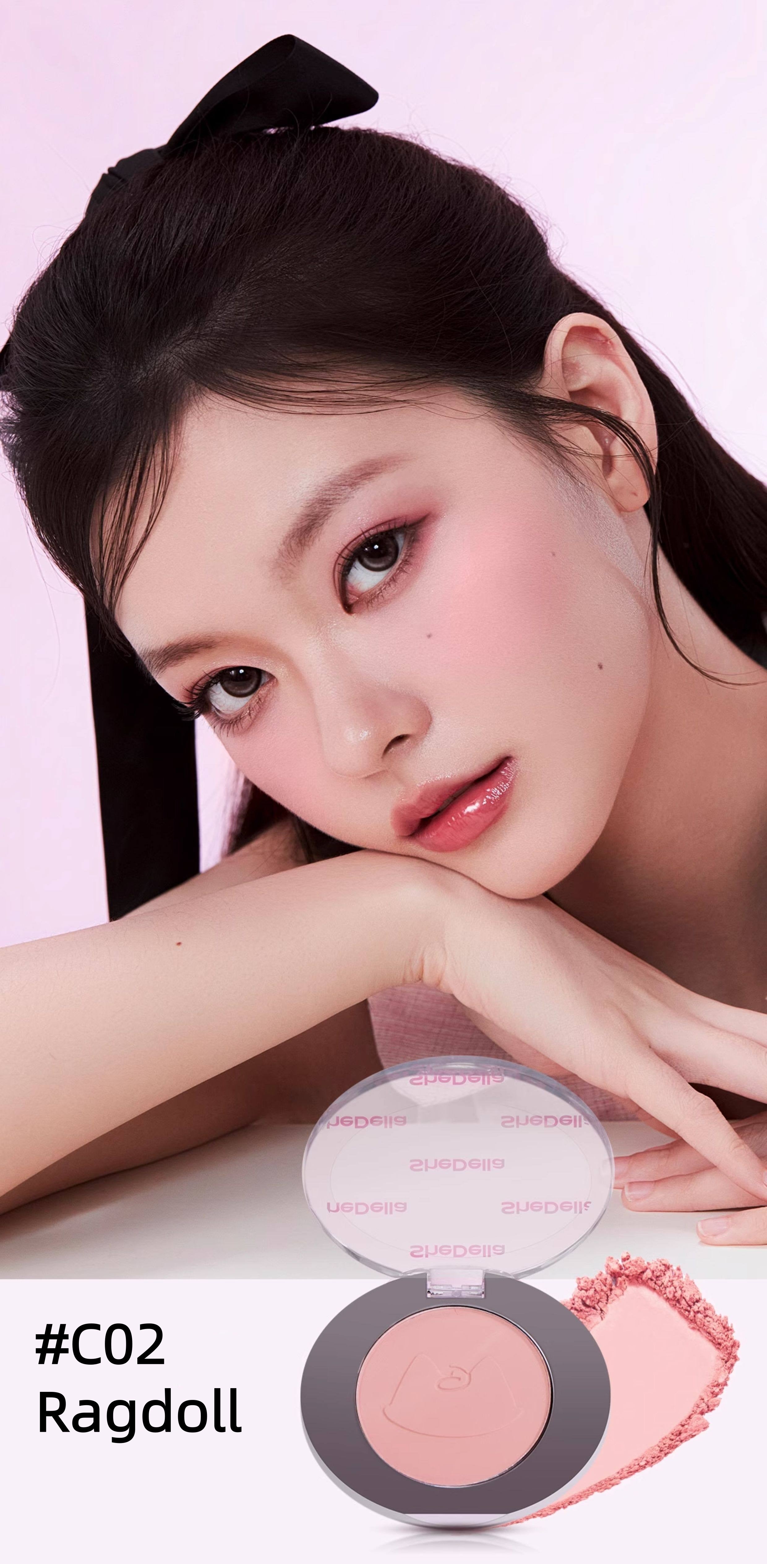 SheDella Cat Collection Della Single-color Blusher T5802