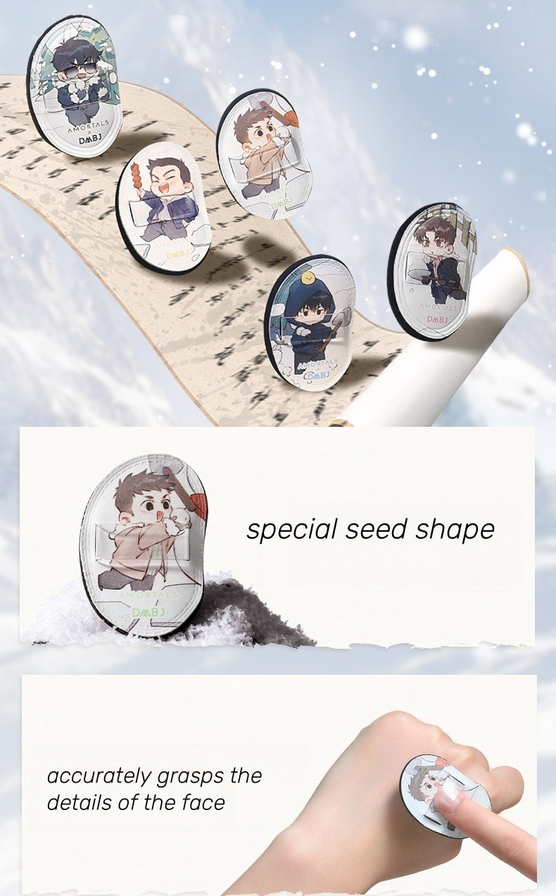 AMORTALS X The Lost Tomb Mini Thumb Makeup Puff 5 Pcs Set T4616