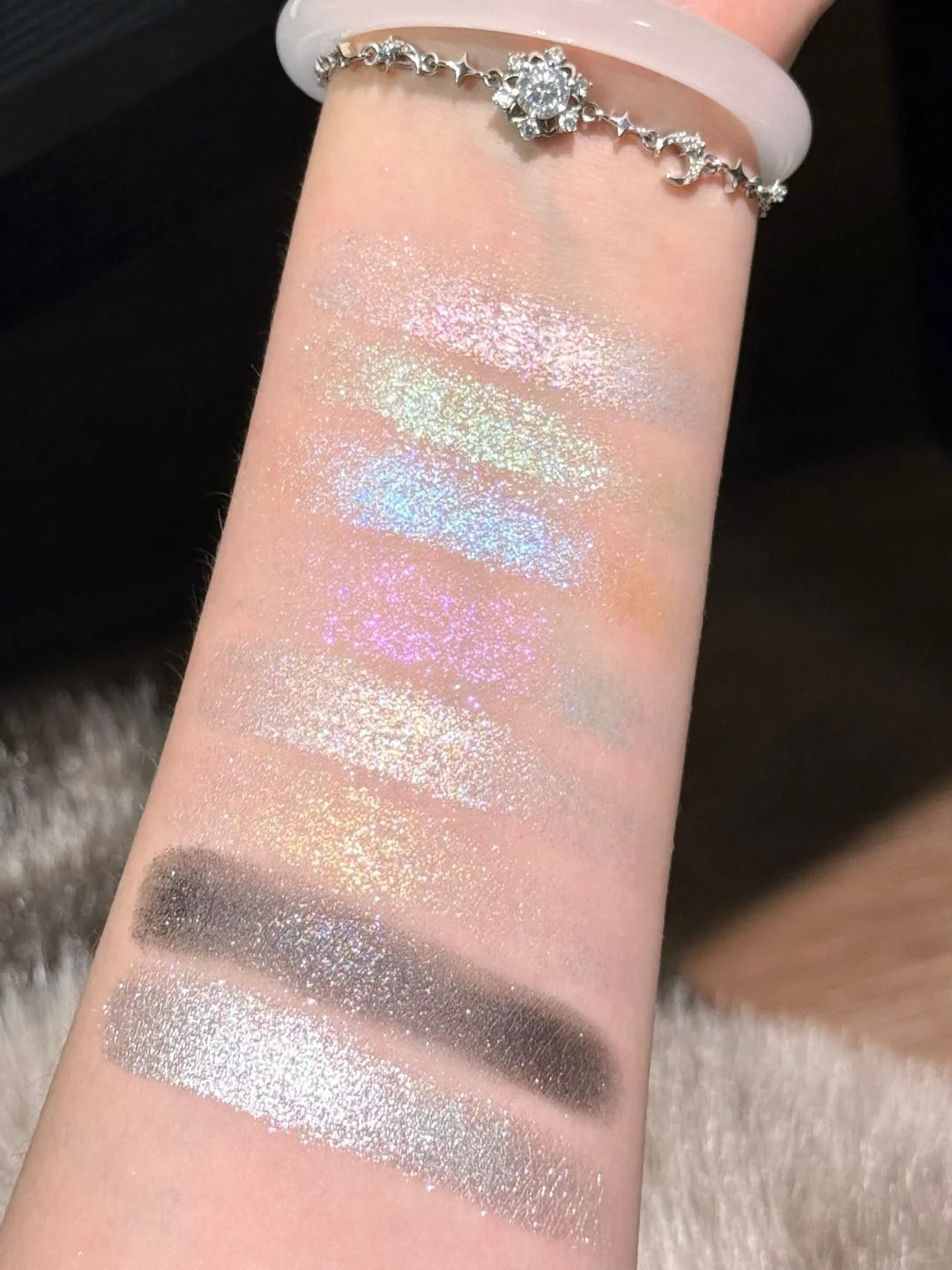 QianYan Christmas Starlight Wishes Collection Eyeshadow & Lipstick & Blusher T5436