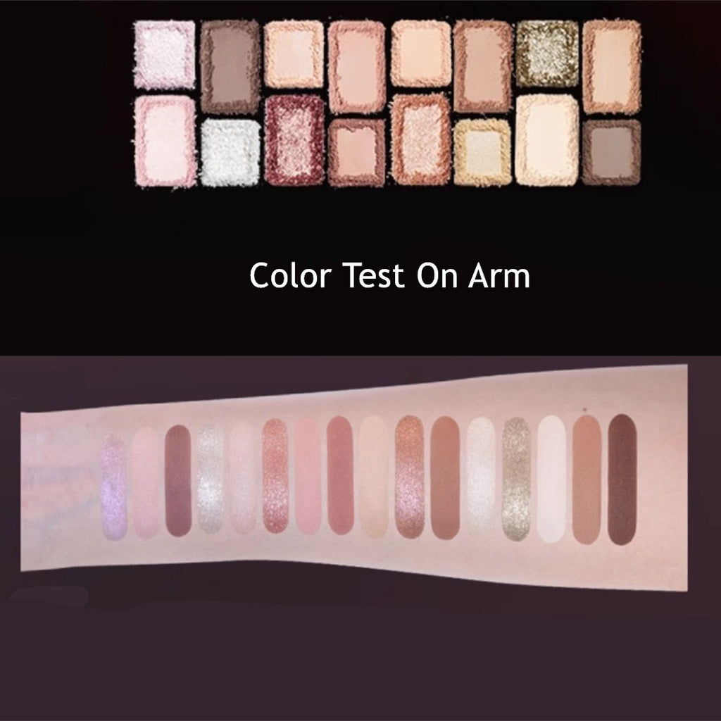 QianYan 16 Colors Polarized & Matte Eyeshadow Palette T3711