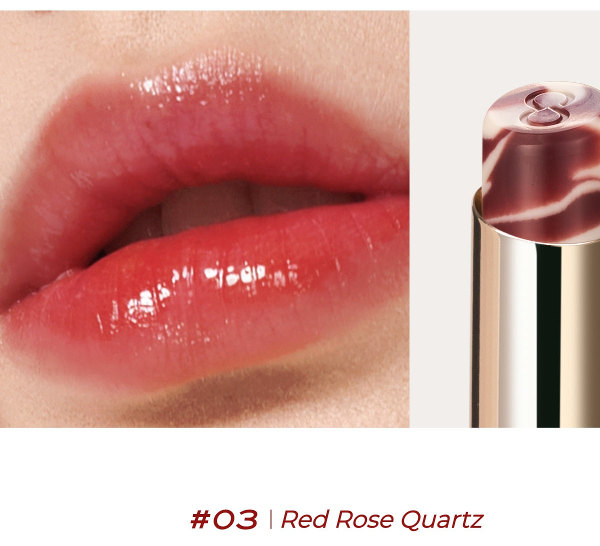 CAREMILLE Marble Moist Color-changing Lipstick T5280