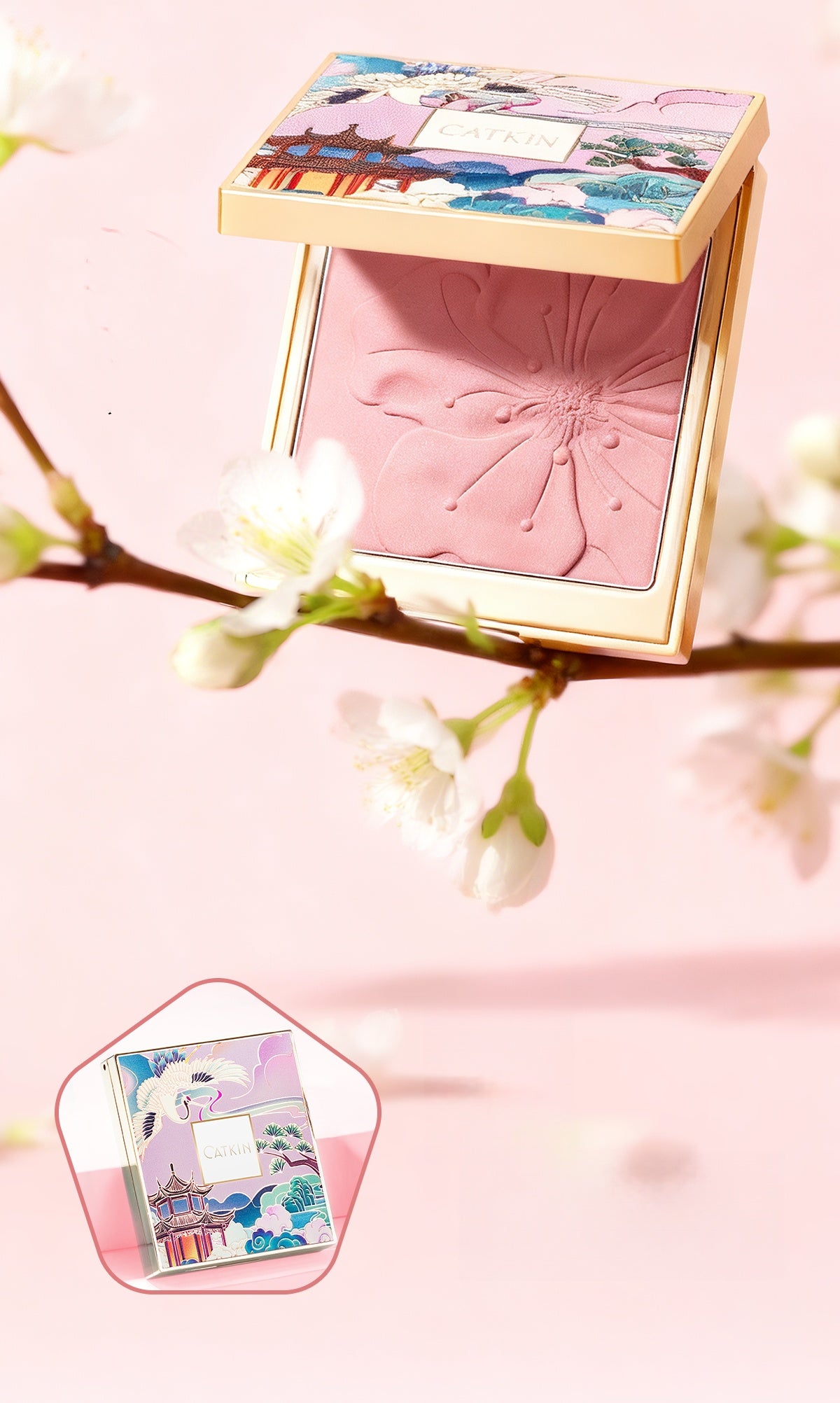 CATKIN Elegant Crane Silky Velvet Matte Blusher T5326