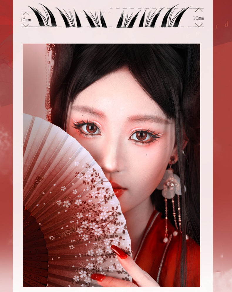 Lishu Fox Type Glue-free Long-wear Natural Flase Eyelashes T4593