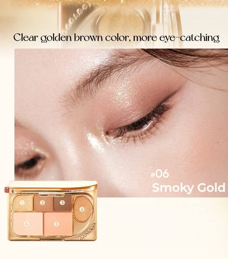 JUDYDOLL Gold Vibe Collection Lipstick & Eyeshadow & Contour